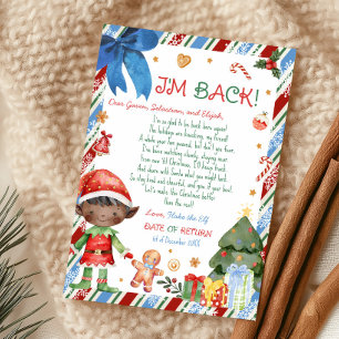 Weihnachtsjungen-Brief vom Elf-Brief-Karte Einladung