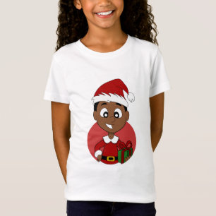 Weihnachtsjungen-Cartoon T-Shirt