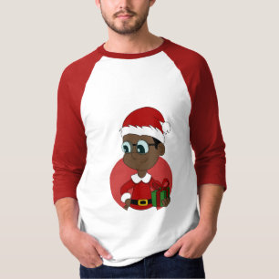 Weihnachtsjungen-Cartoon T-Shirt