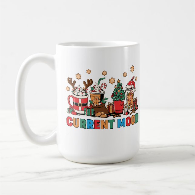Weihnachtskaffee Cups mit spielerischen Designs Kaffeetasse (Links)