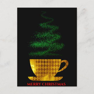 Weihnachtskaffee Feiertagspostkarte