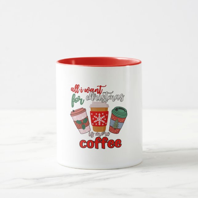 Weihnachtskaffee Lover Holiday Tasse (Zentrum)