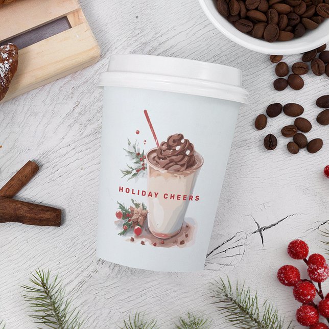 Weihnachtskaffee Party Pappbecher (Von Creator hochgeladen)