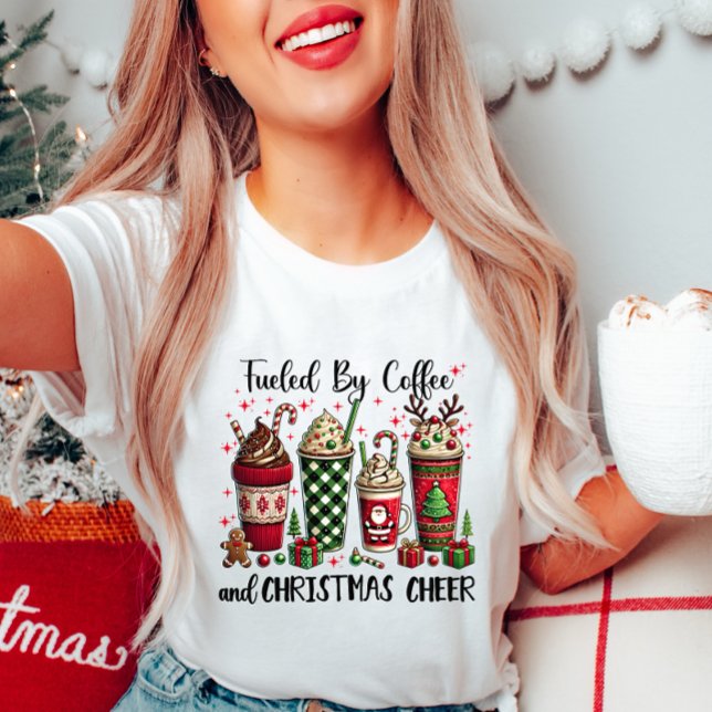 Weihnachtskaffee - T - Shirt mit Kaffee gespeist (Von Creator hochgeladen)