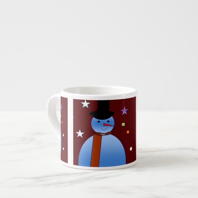 Weihnachtskaffee-Tasse Espressotasse (Vorderseite Links)