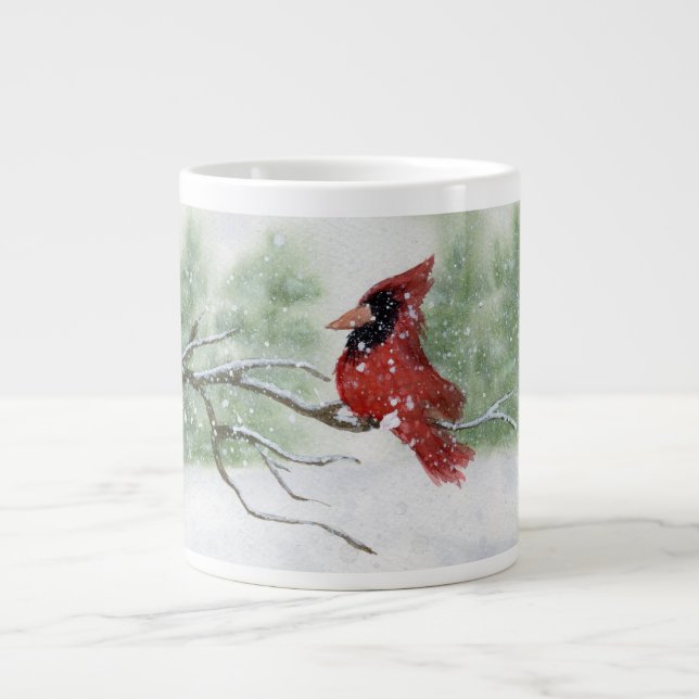 Weihnachtskaffee-Tasse Jumbo-Tasse (Vorderseite)