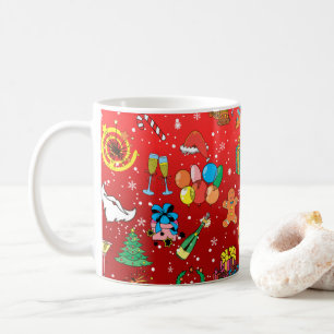 Weihnachtskaffee-Tasse Kaffeetasse