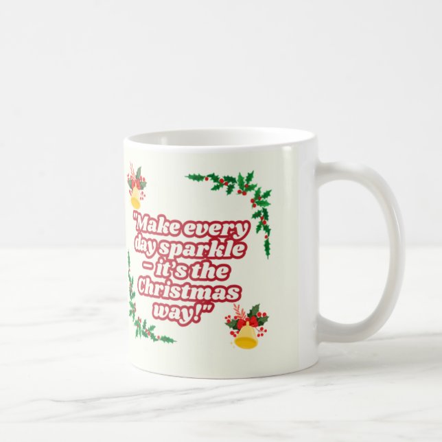 Weihnachtskaffee-Tasse Kaffeetasse (Rechts)
