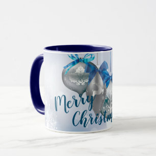 Weihnachtskaffee Tasse Ornamente Winterschneeflock