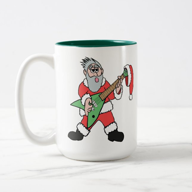 Weihnachtskaffee-Tasse Zweifarbige Tasse (Links)