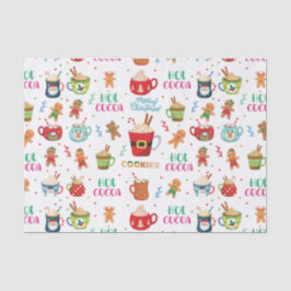 Weihnachtskakao, Ingwer Cookies Seidenpapier