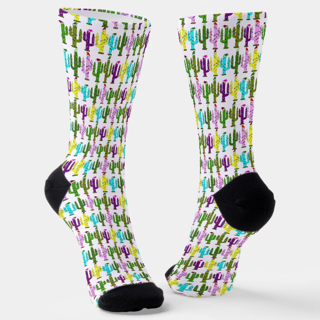 Weihnachtskakteen Socks Socken (Gewinkelt)