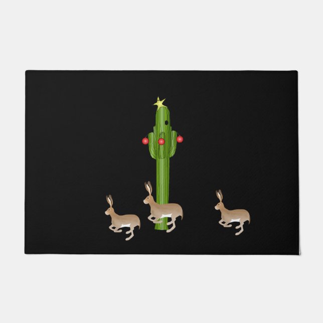 Weihnachtskaktus Doormat Fußmatte (Vorderseite)