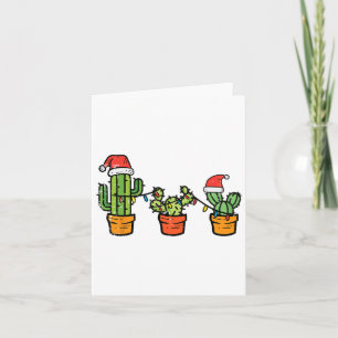 Weihnachtskaktus Niedlich Sukkulente Pflanze Xmas Karte