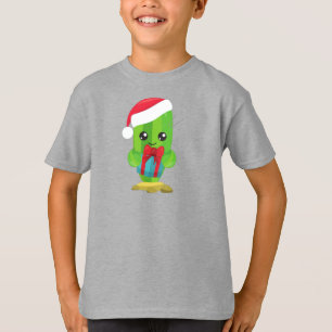 Weihnachtskaktus, Niedliche Kaktus, Weihnachtsmann T-Shirt