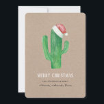 Weihnachtskaktus. Rustikale Neujahrskakteen. Kraft Feiertagskarte<br><div class="desc">Weihnachten rustikale Urlaubskarte mit grünen Kakteen. Bitte kontaktieren Sie mich,  wenn Sie zusätzliche Artikel benötigen.</div>