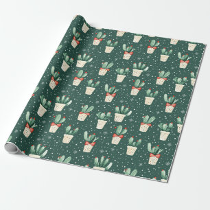 Weihnachtskaktus Wrapping Paper Geschenkpapier
