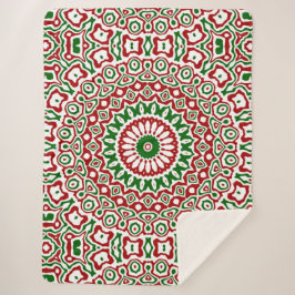 Weihnachtskaleidoscope Sherpadecke