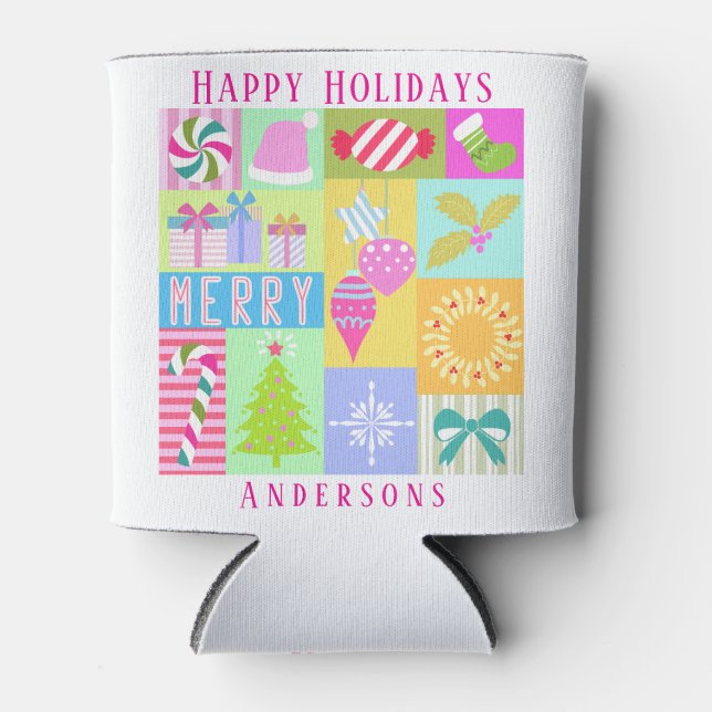 Weihnachtskalender Dosenkühler (Vorderseite)