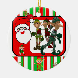 Weihnachtskalender, Elf Keramik Ornament
