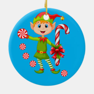 Weihnachtskalender, Elf Keramik Ornament