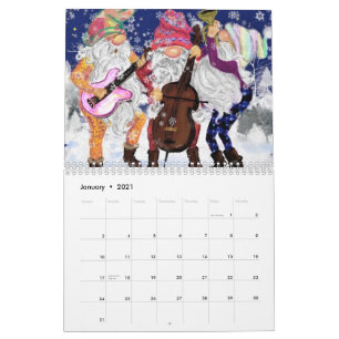 Weihnachtskalender für Neujahr Kalender