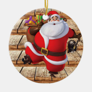 Weihnachtskalender Keramik Ornament