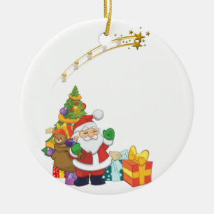 Weihnachtskalender Keramik Ornament