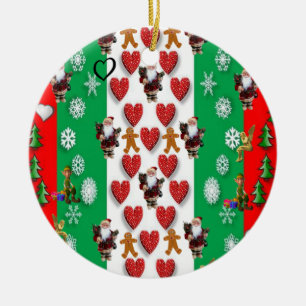 Weihnachtskalender Keramik Ornament