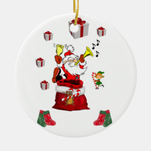 Weihnachtskalender Keramik Ornament