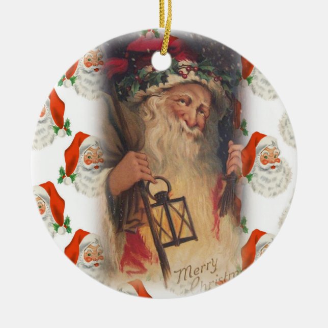 Weihnachtskalender Keramik Ornament (Vorne)