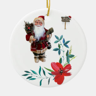 Weihnachtskalender Keramik Ornament