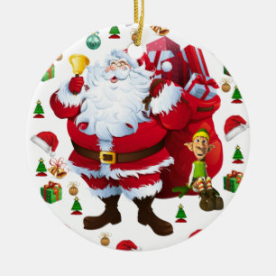 Weihnachtskalender Keramik Ornament