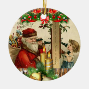 Weihnachtskalender Keramik Ornament