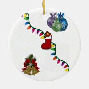 Weihnachtskalender Keramik Ornament