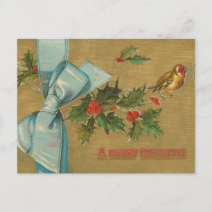 Weihnachtskalender mit Ribbon Feiertagspostkarte