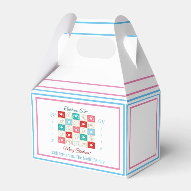 Weihnachtskalender personalizable geschenkschachtel (Vorderseite)