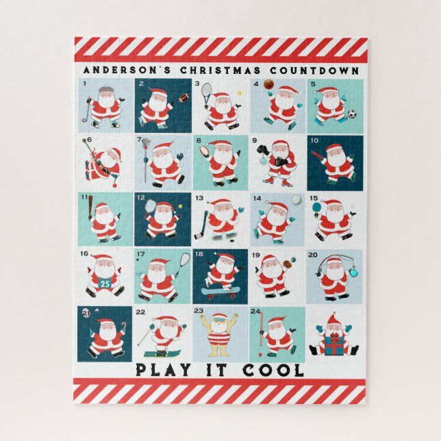 Weihnachtskalender Puzzle (Vertikal)