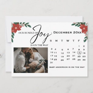 Weihnachtskalender Schwangerschaftsankündigung Ankündigung