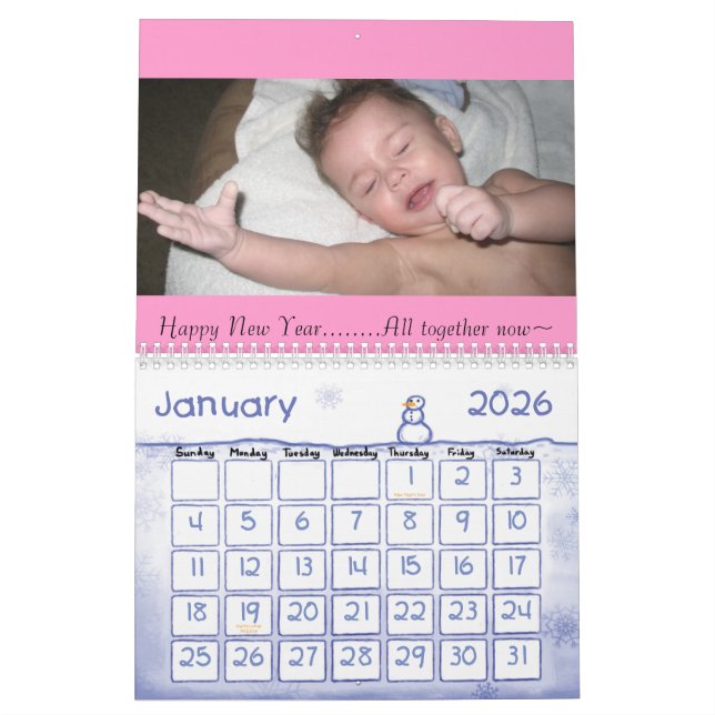 Weihnachtskalender unsere Familie Kalender (Jan 2026)