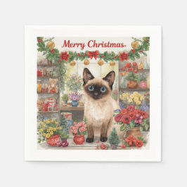 Weihnachtskalender von Floristen Serviette