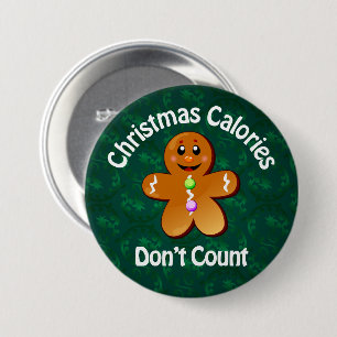 Weihnachtskalorien-Knopf Button