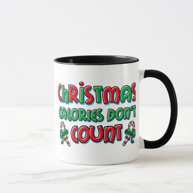 Weihnachtskalorien Tasse (Rechts)