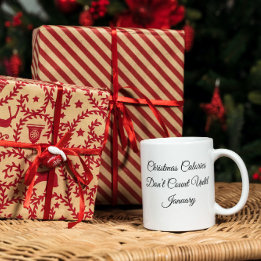 Weihnachtskalorien zählen nicht bis zur Tasse