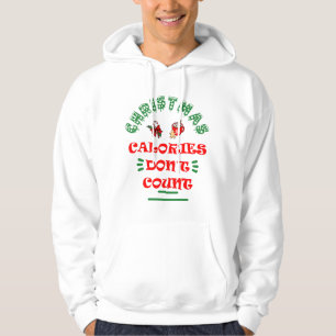 Weihnachtskalorien zählen nicht Funny Simple Hoodie