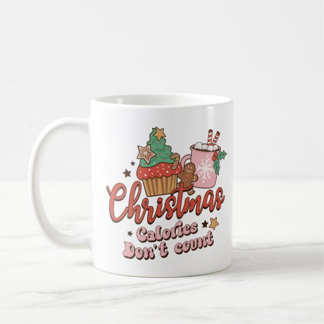 Weihnachtskalorien zählen nicht kaffeetasse (Links)