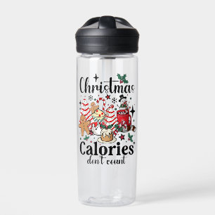 Weihnachtskalorien zählen nicht trinkflasche