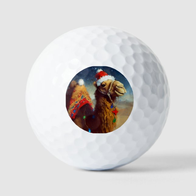 Weihnachtskamel (3) golfball (Vorderseite)