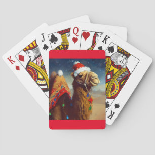 Weihnachtskamel (3) spielkarten