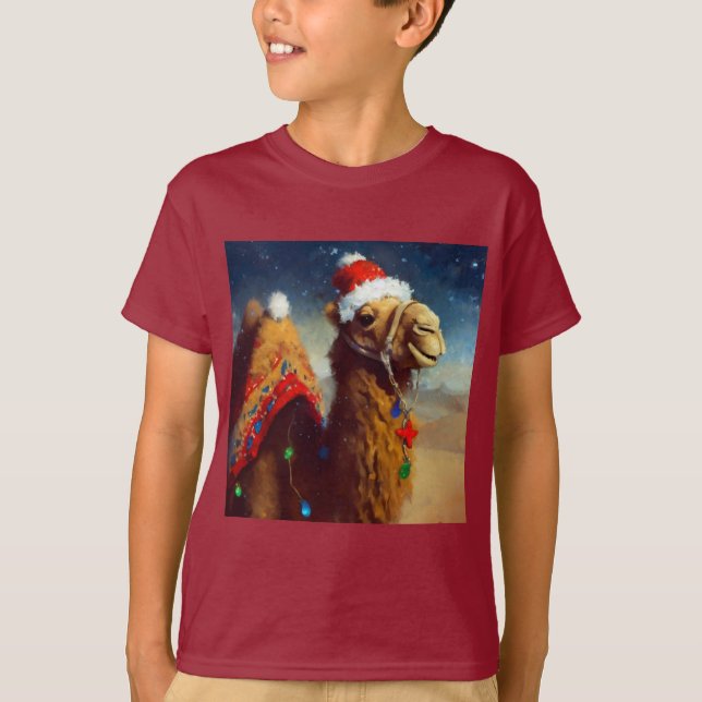 Weihnachtskamel 3 T-Shirt (Vorderseite)